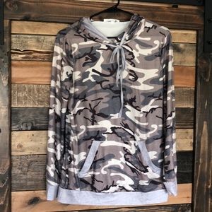 Lightweight camo hoodie